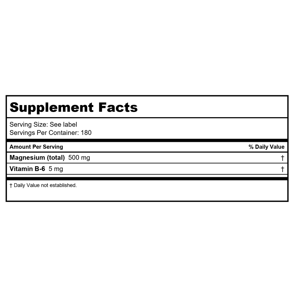 Nature's Life - Magnésium 500 mg. - 180 Gélules