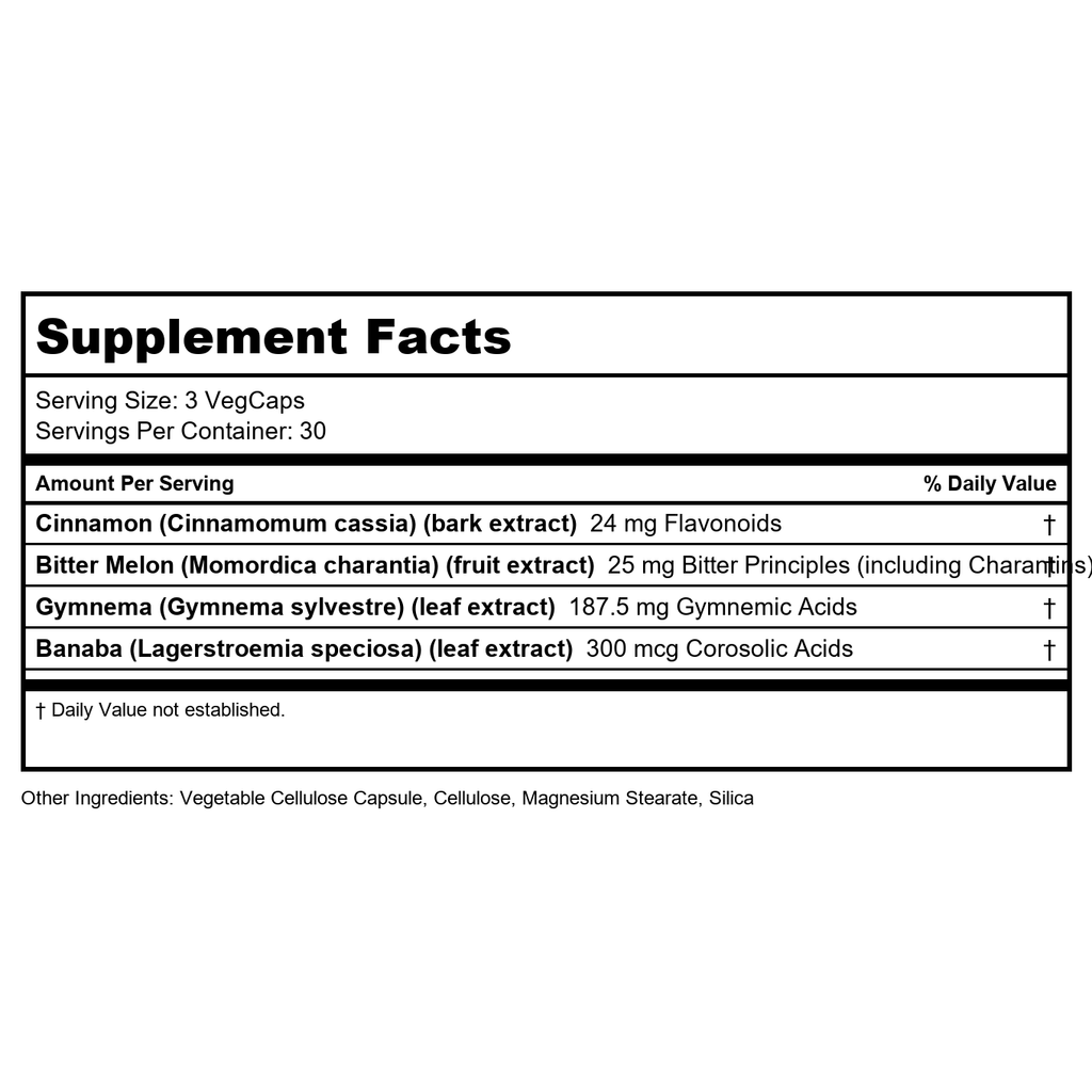 Solaray - Blood Glucose Success - 90 Vegetarian Capsules