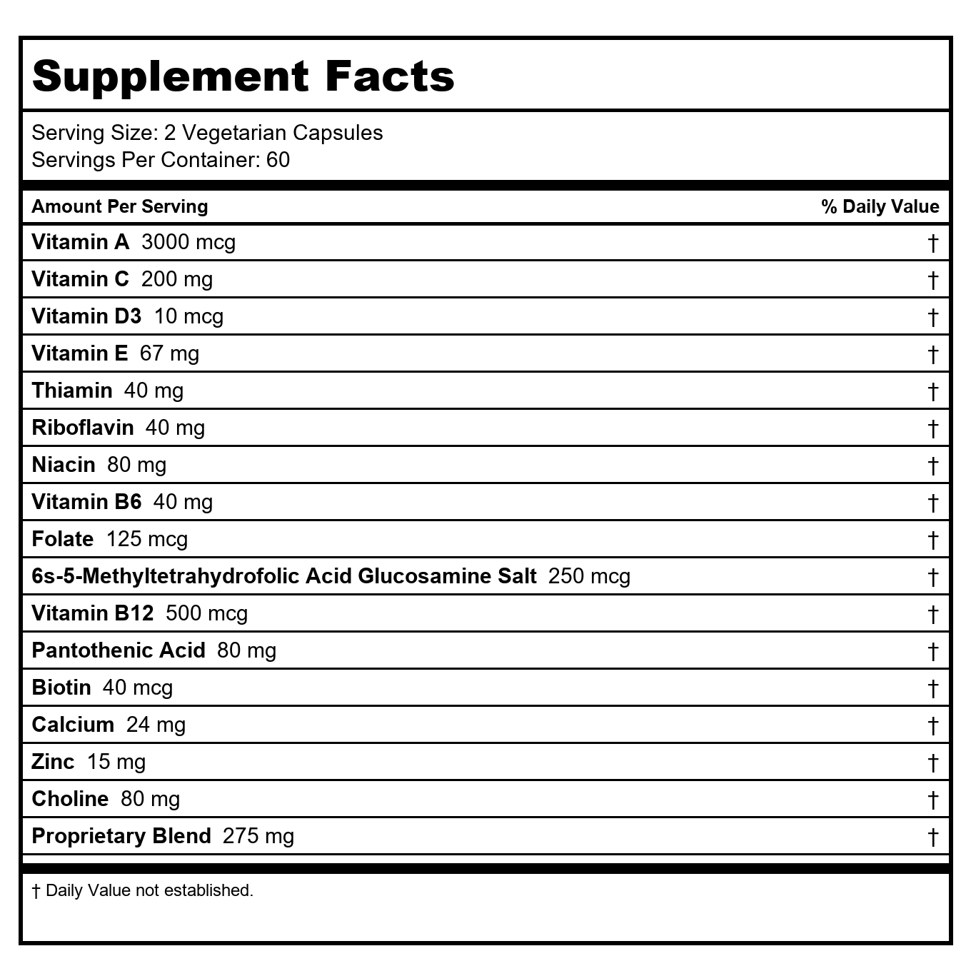 Michael's Naturopathic Programs - Vitamines Quotidiennes Multiples pour Adolescents Garçons - 120 Gélules Végétariennes