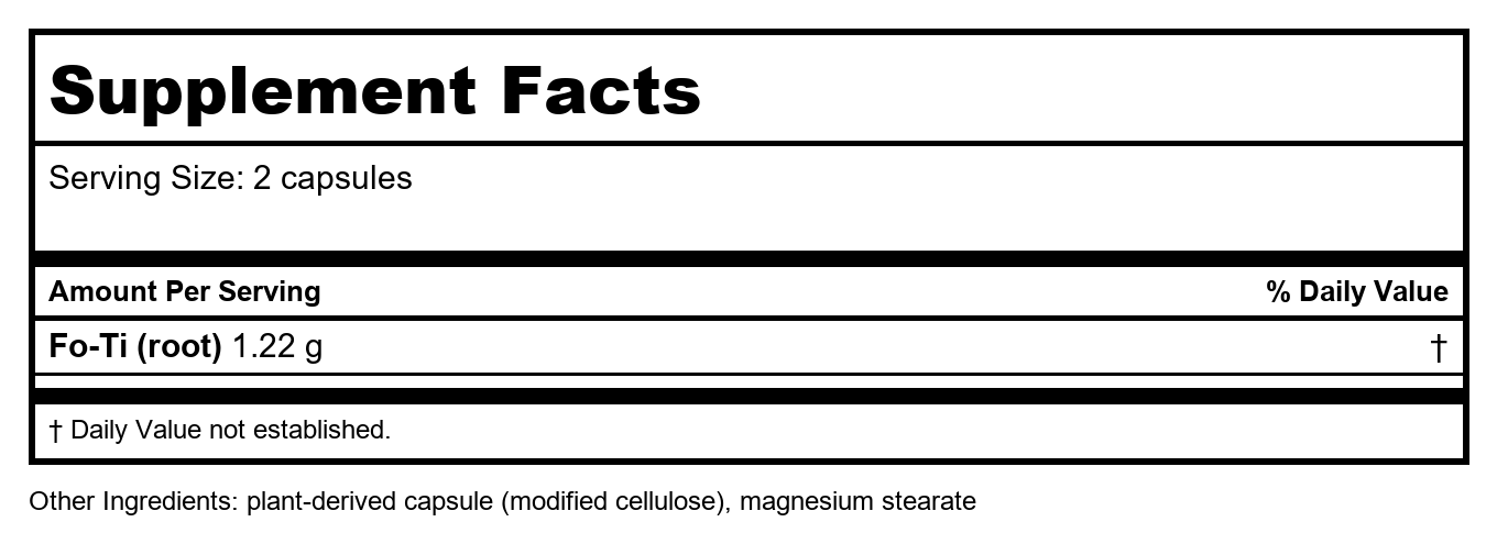 Nature's Answer - Racine de Fo-Ti - 59 ml