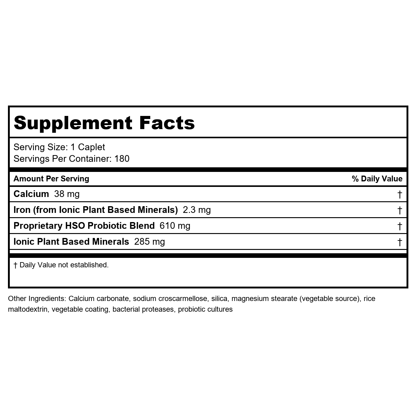 Garden of Life - Formule de probiotiques Primal Defense HSO - 180 comprimés végétariens