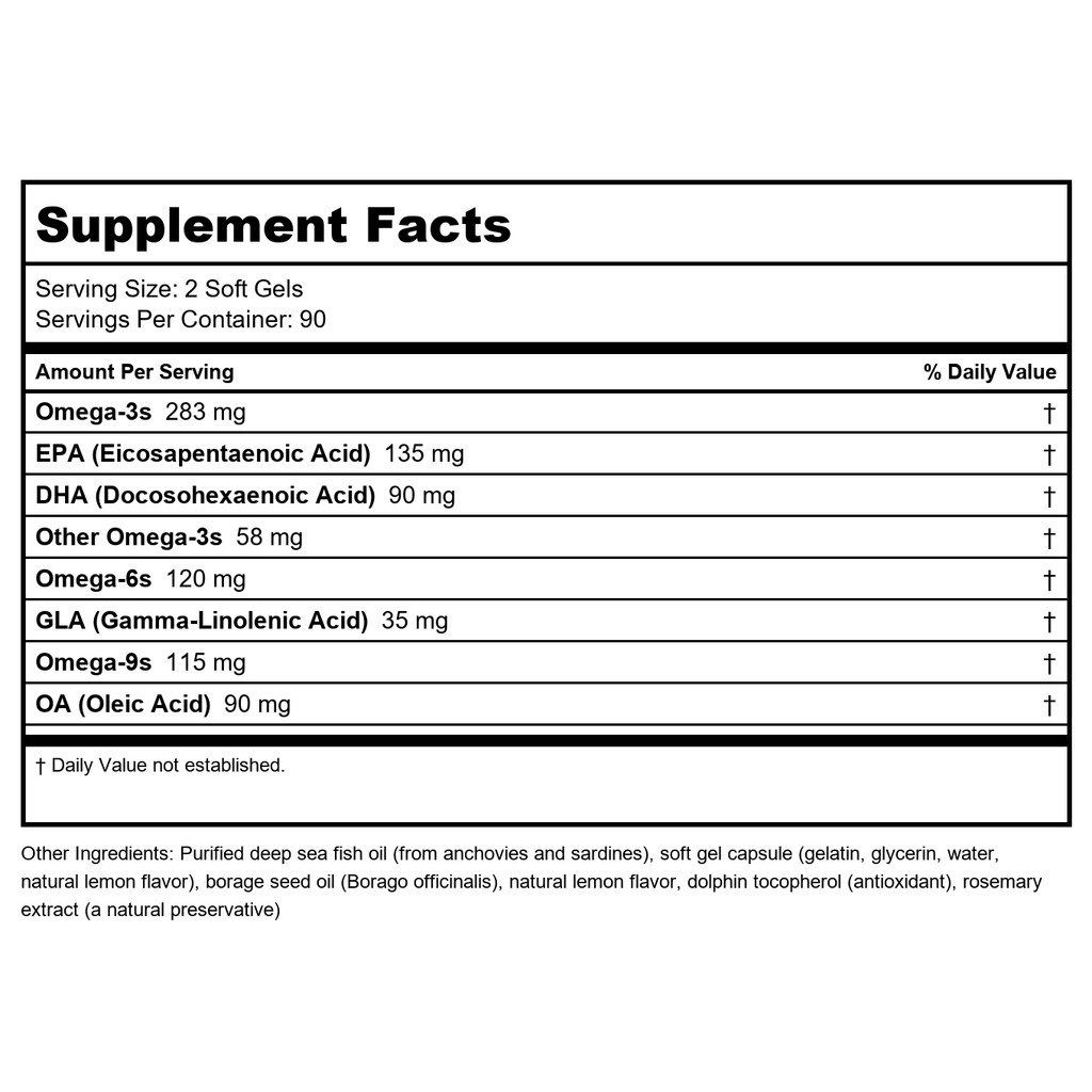 Nordic Naturals - Oméga Complet Junior Citron 500 mg - 180 Gélules à Croquer (anciennement Oméga-3.6.9 Junior)