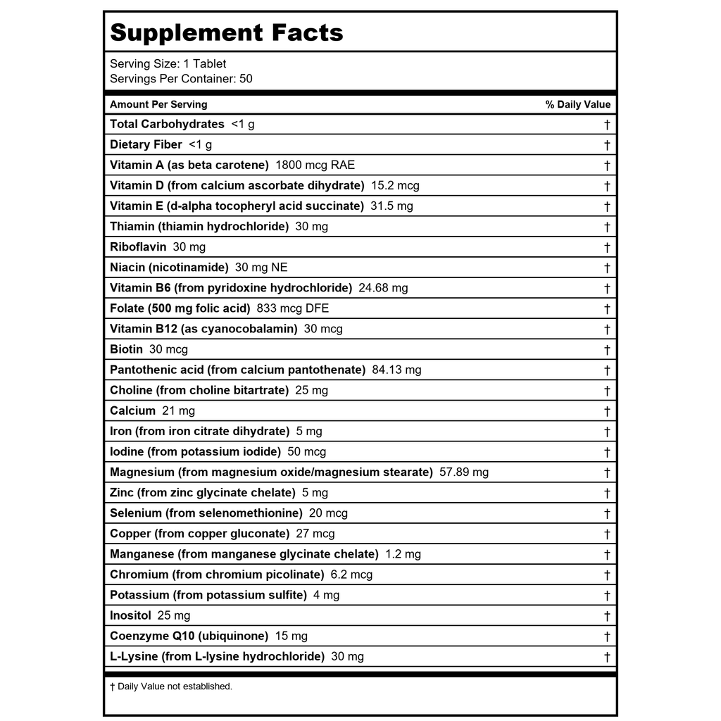 Swisse - Multivitamine Ultivite Homme - 50 comprimés