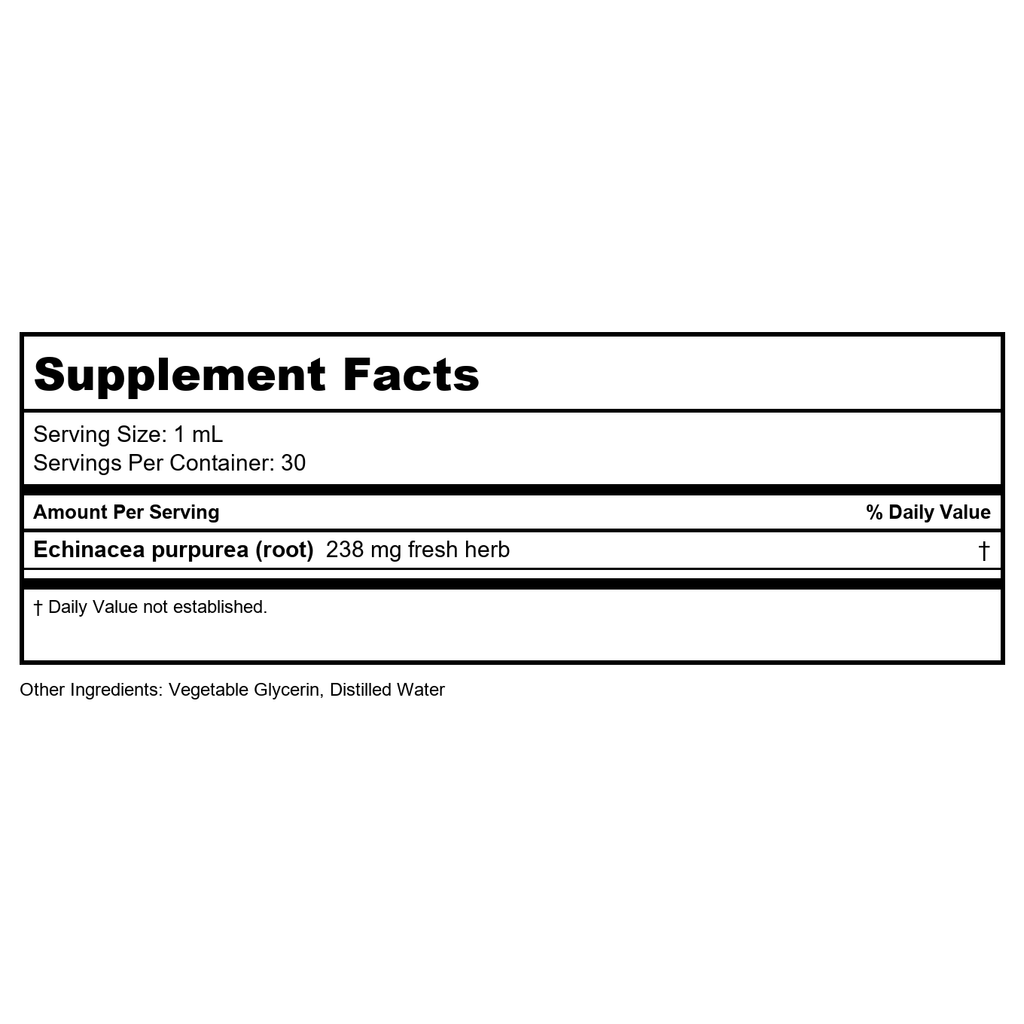 Herb Pharm Échinacée Dorée Sans Alcool 30 ml