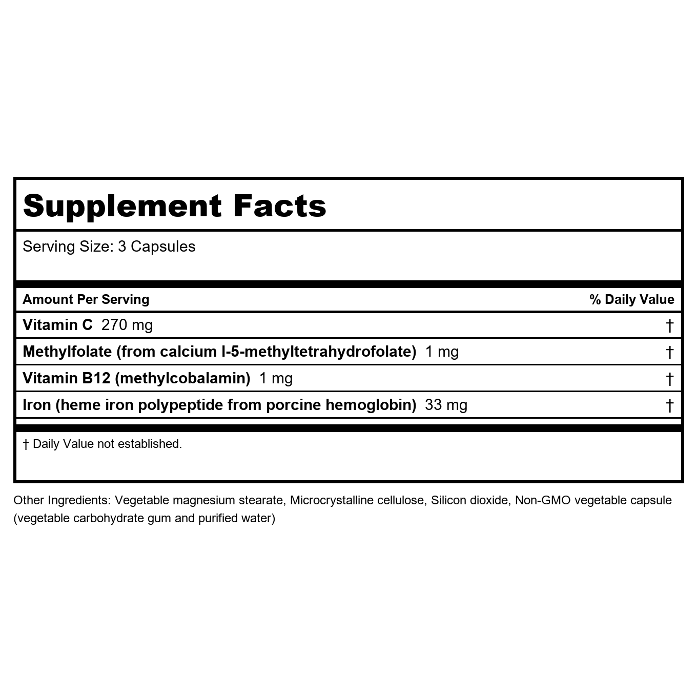 NFH Fer Hème SAP 60 Capsules