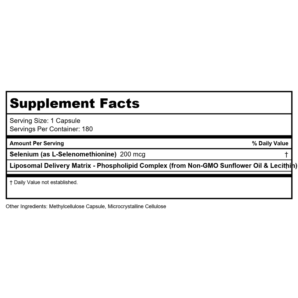 Codeage - Sélénium Liposomal - 180 Capsules
