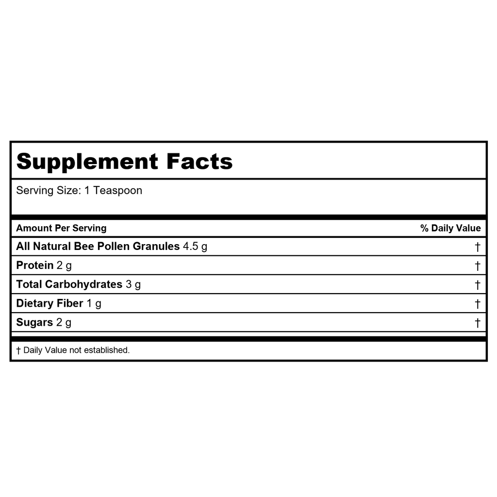 Honey Gardens Premier One Pollen Power Pollen d'abeille 4,75 oz