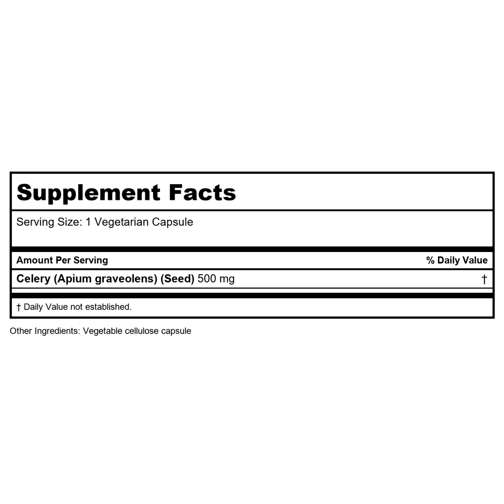 Nature's Life Celery Seed 100 Vcaps PN