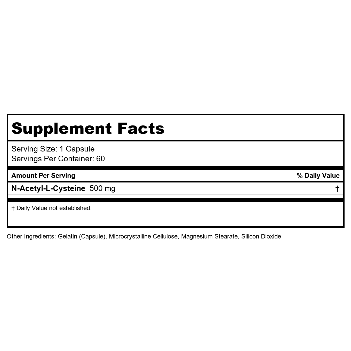 Ecological Formulas Resbid NAC 60 Capsules - 3 Pack