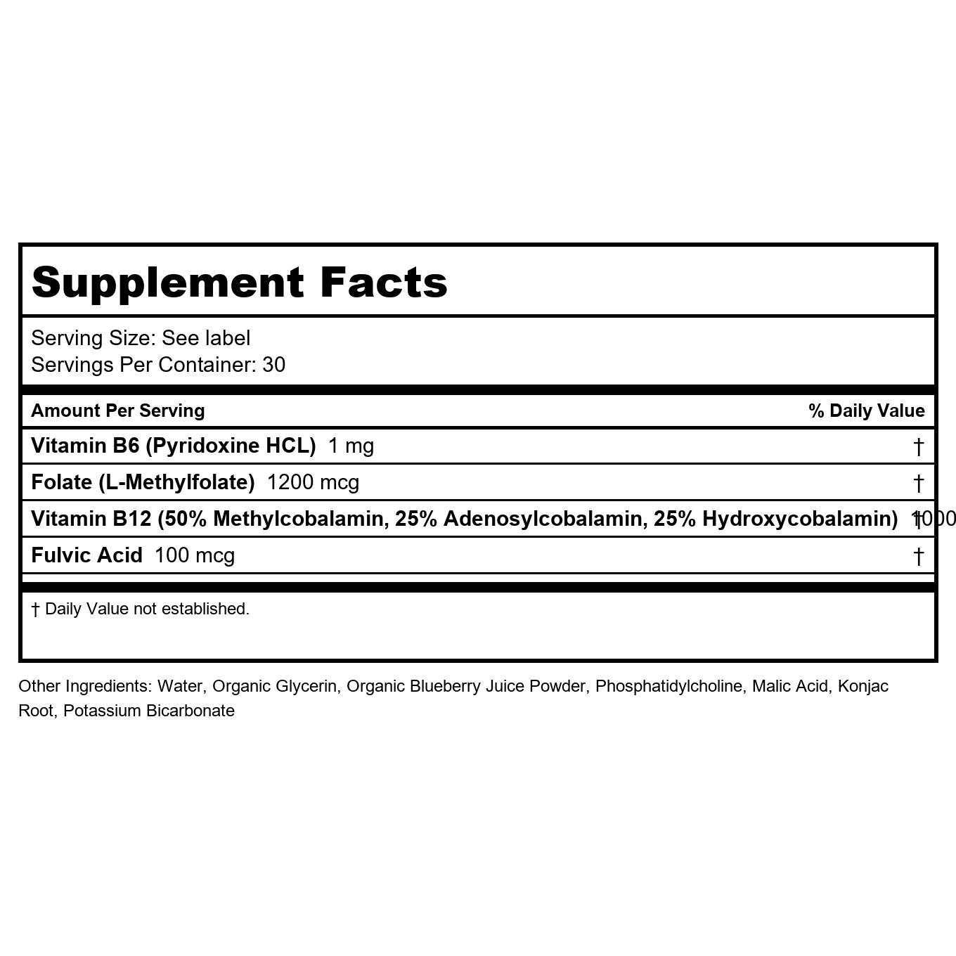 Cymbiotika - Vitamine B12 + B6 Liposomale Baies Sauvages - 59 ml