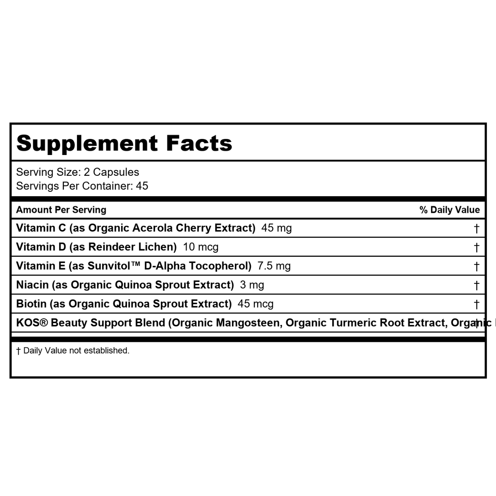 KOS - Bonne mine ! Capsules beauté - 90 capsules