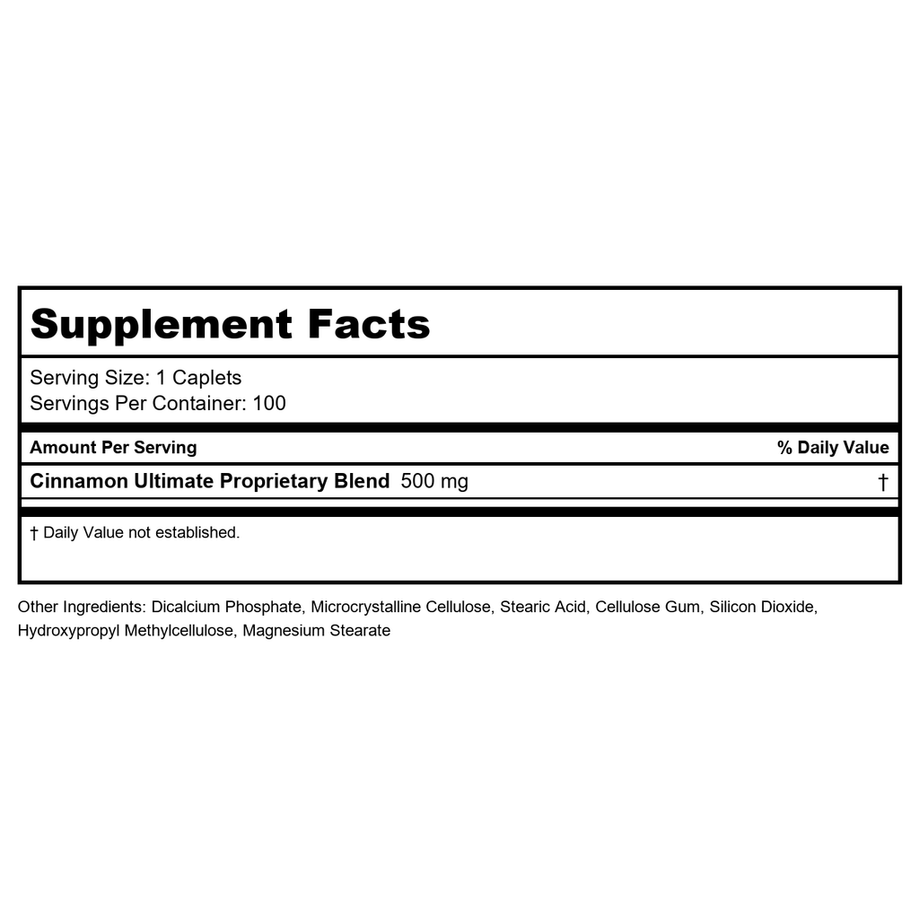 Nature's Vision - Extrait de cannelle 1000 mg. - 100 comprimés
