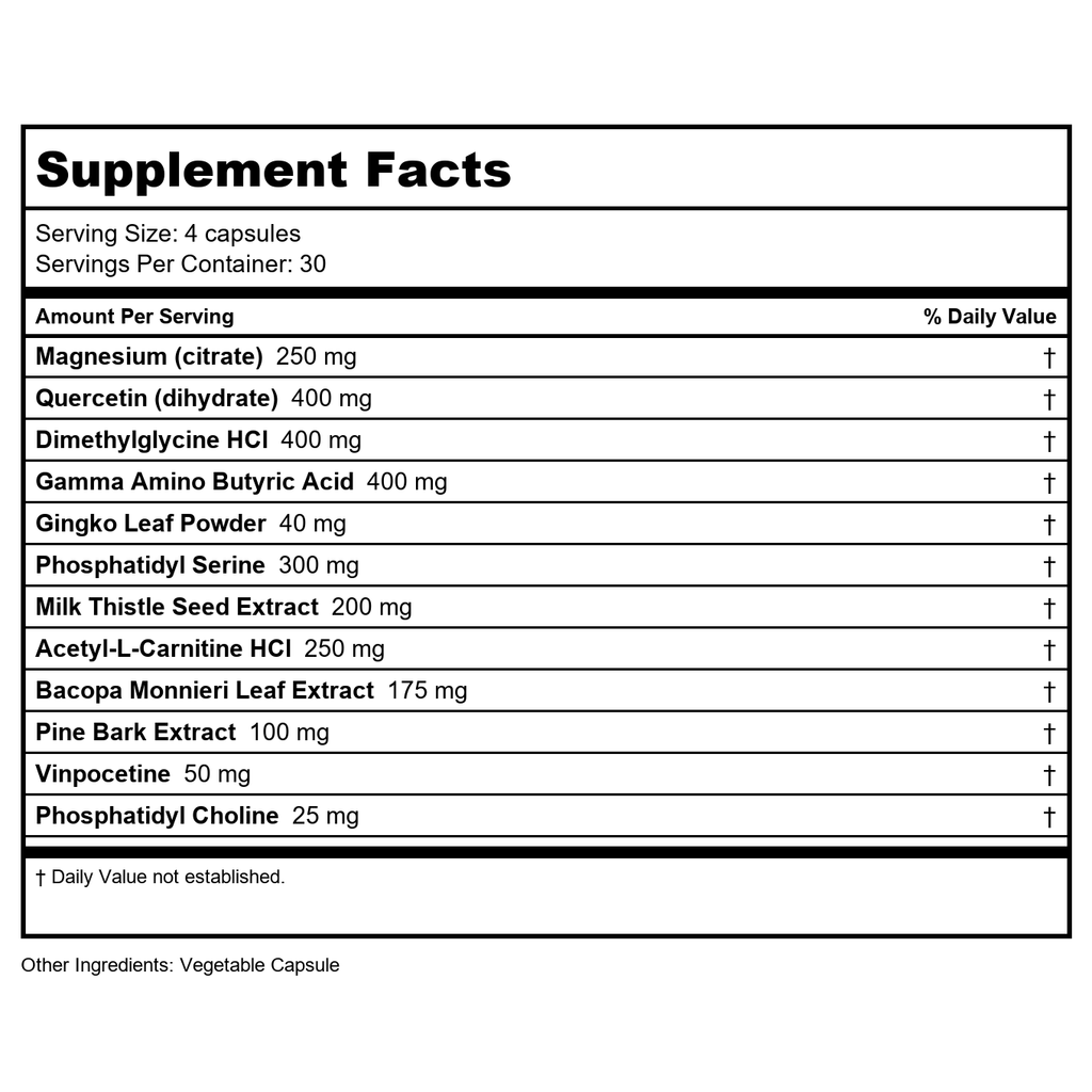 Zahler - AdultFocus Soutien à la Santé Cognitive - 60 Gélules