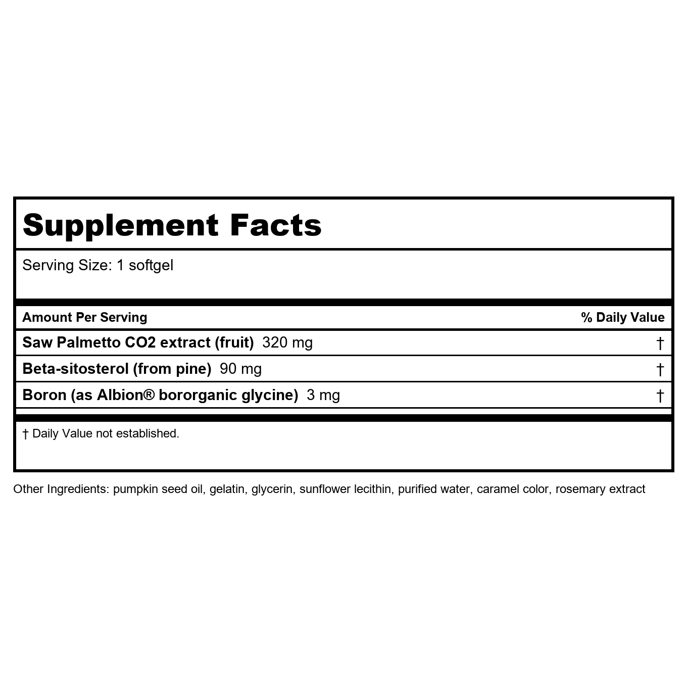 Life Extension PalmettoGuard Palmetto de Floride et bêta-sitostérol 30 capsules molles