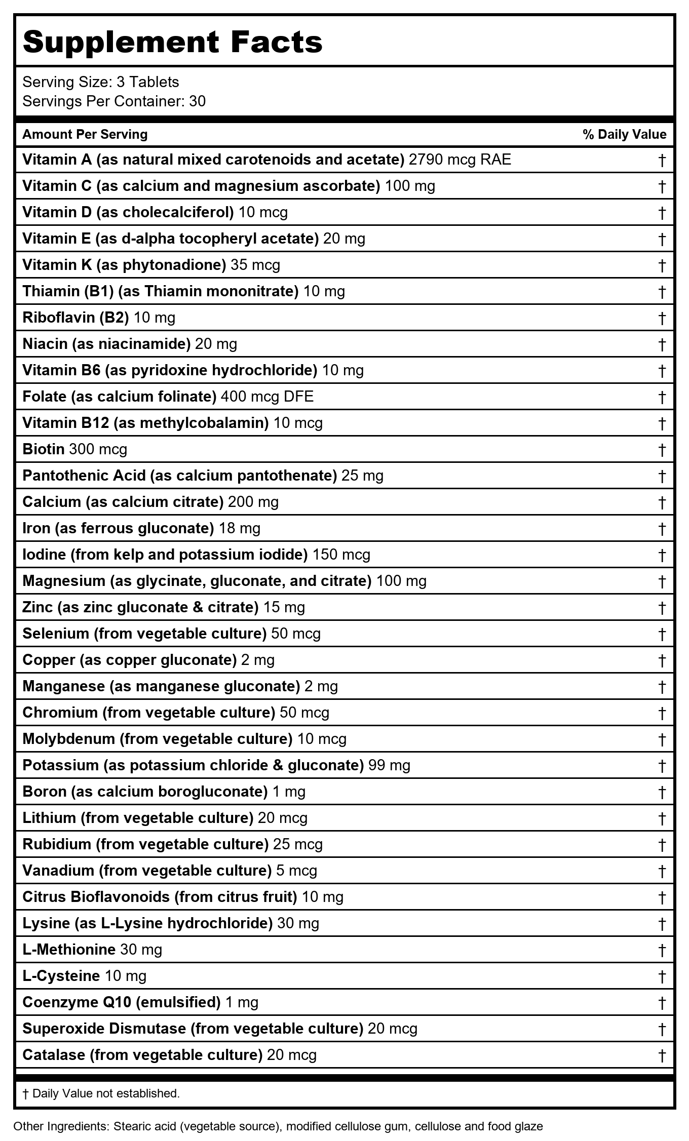 Biotics Research Bio-Multi Plus, 90 comprimés