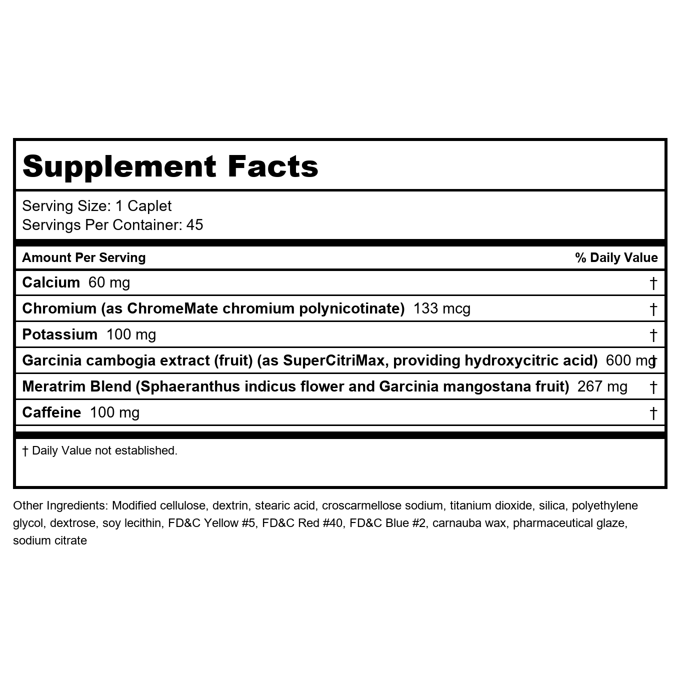 MetaboLife - Formule Ultra Avancée de Perte de Poids - 45 Gélules