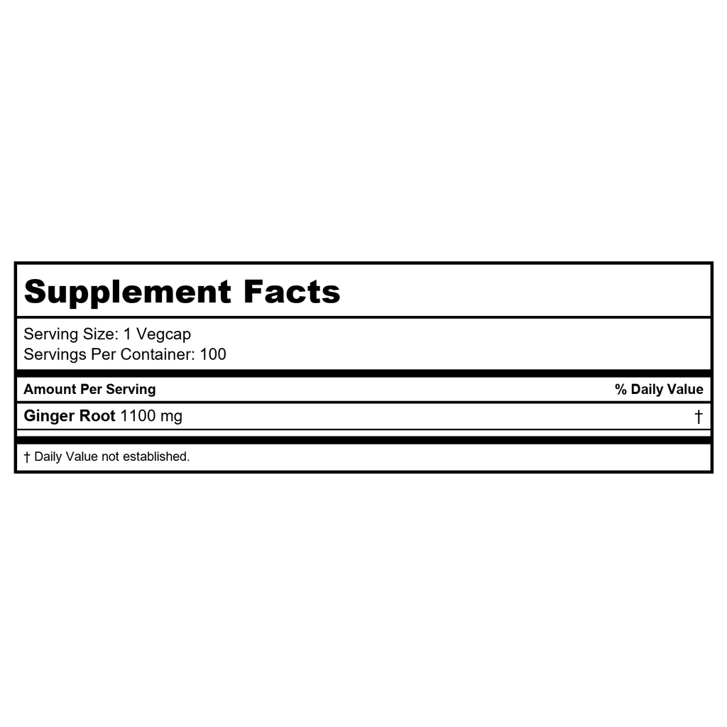 Solaray Racine de Gingembre 550mg 100 Gélules Végétales - Lot de 2