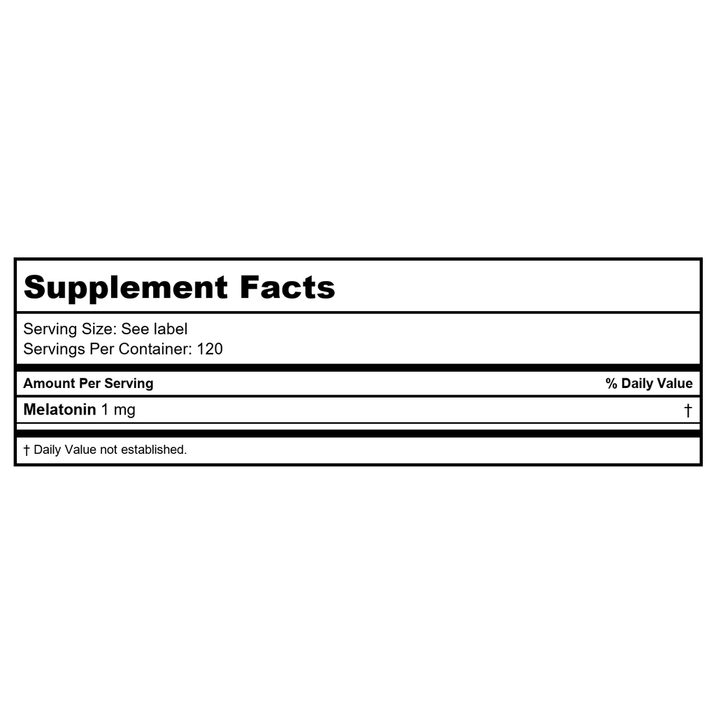 KAL Melatonin 1mg 120 Micro Tablets