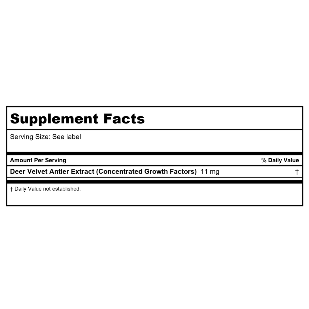 Pure Solutions - Pure IGF Premium Concentrated Growth Factors Deer Velvet Antler Extract 11 mg. - 1 fl. oz.