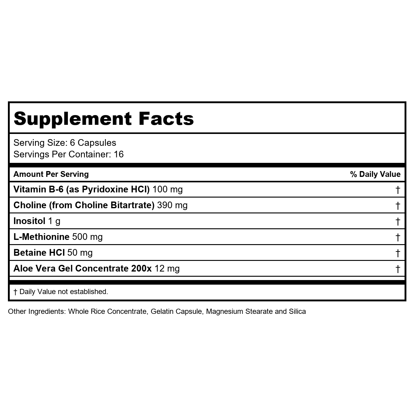 Solaray - Lipotropic 1000 Plus - 100 gélules