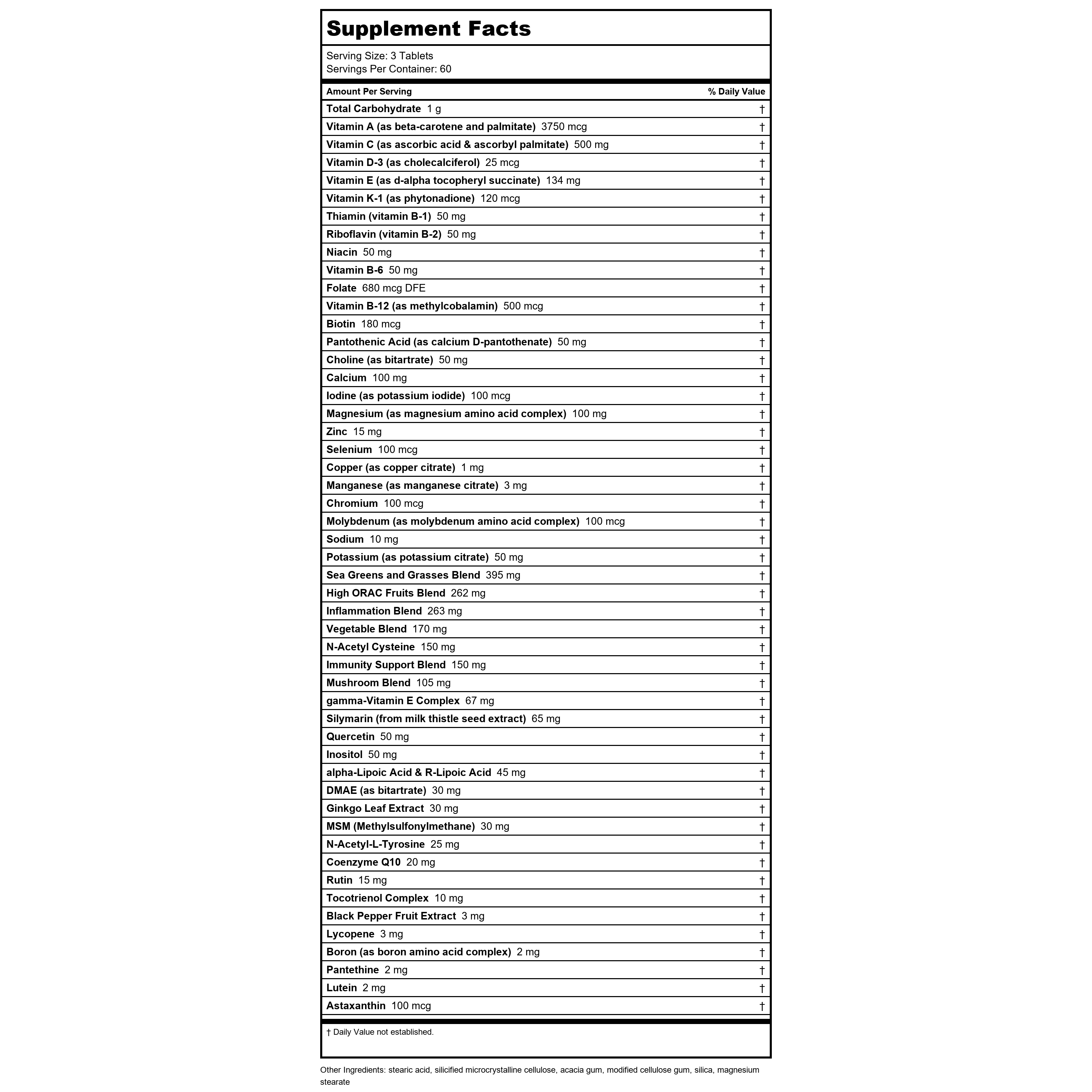 Source Naturals - Life Force Green Multiple - 180 comprimés