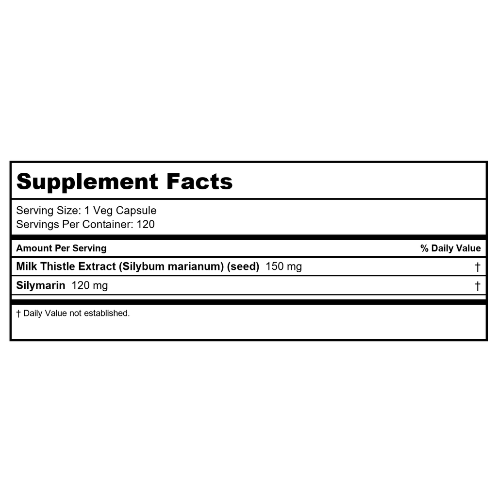 Now Foods Extrait de Chardon-Marie Silymarine 150 mg 120 Vcaps - 4737 - Lot de 2