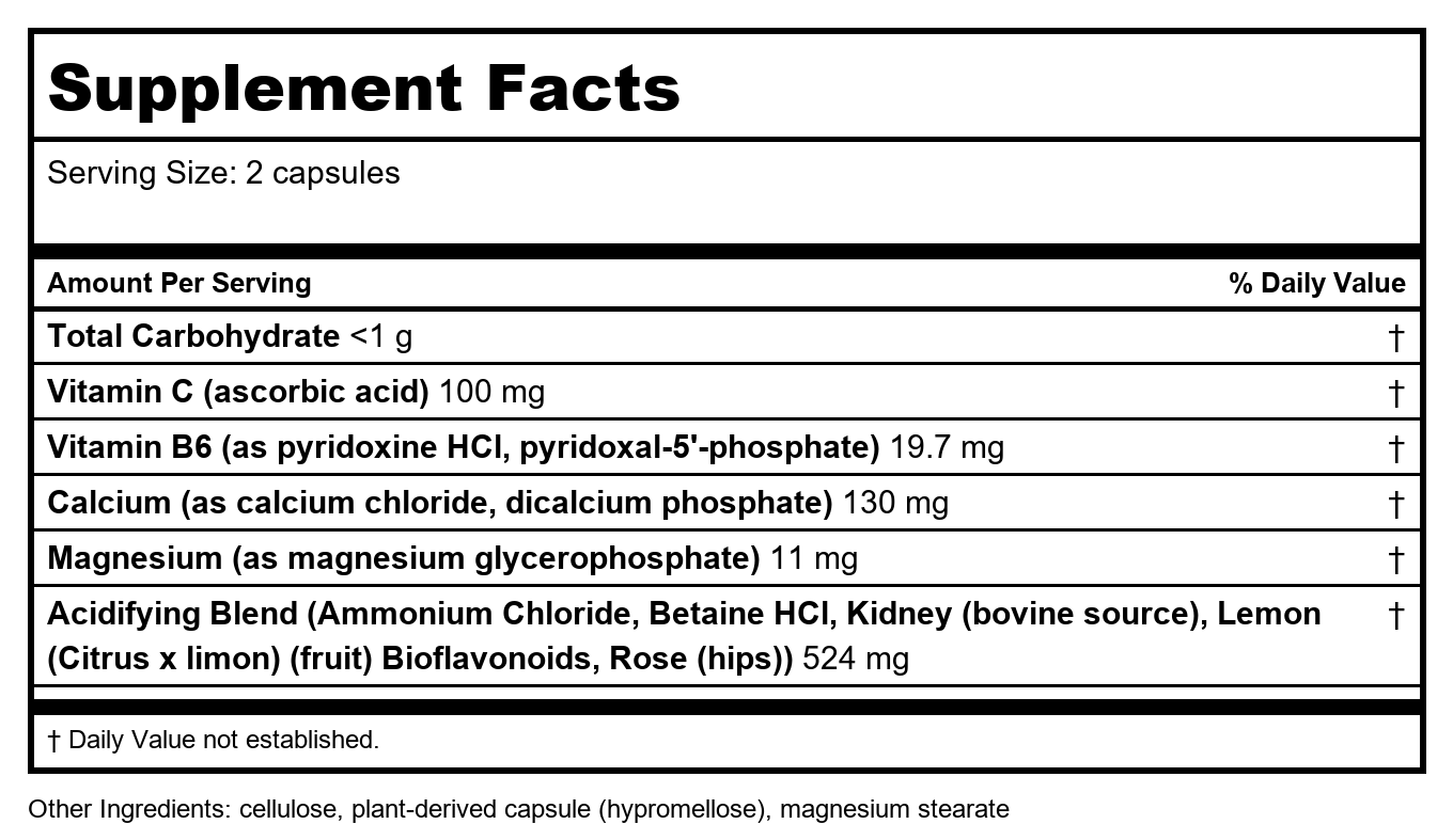 Nature's Way Enzymatic Therapy Acid-A-Cal 100 gélules - Lot de 2