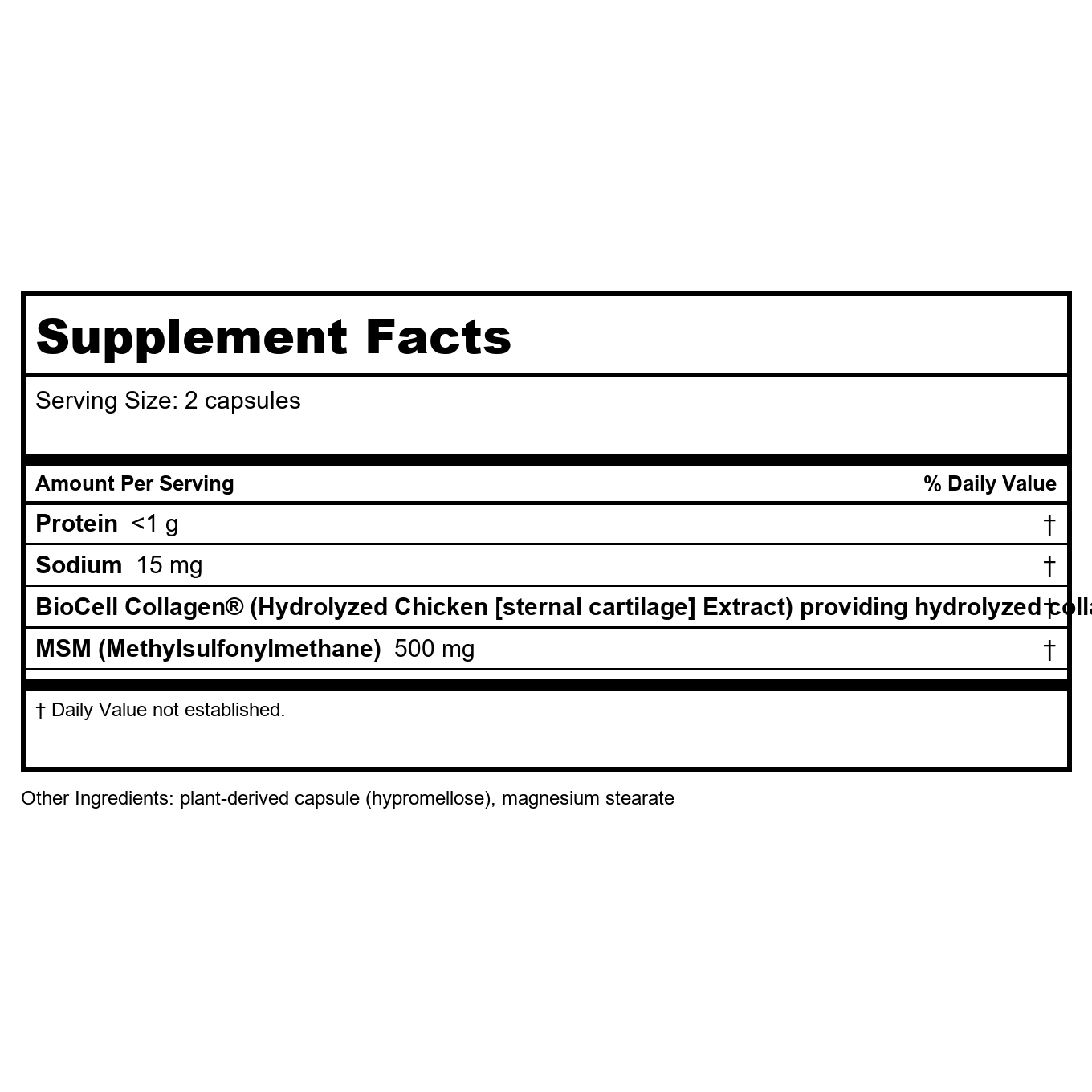 Nature's Way Hydraplenish avec MSM 60 capsules - 3 paquets