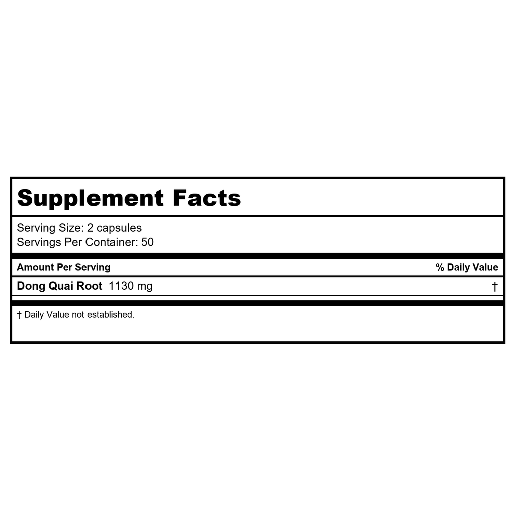 Nature's Way Dong Quai Root 100 Vcaps - 2 Pack