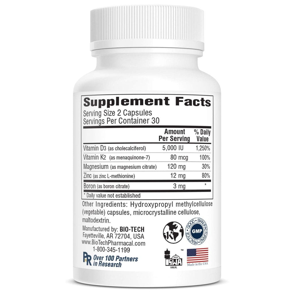 Bio-Tech Pharmacal D3 Plus (60 Comprimés)