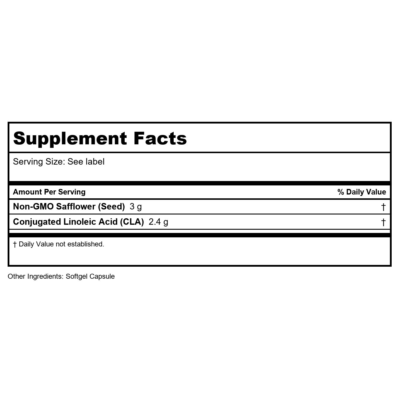 NOW Foods - CLA 800mg 180 gélules (lot de 2)