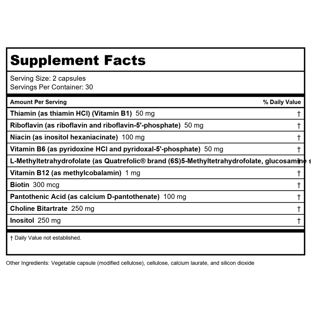Vitamins & Minerals Active B-Complex Dairy Free