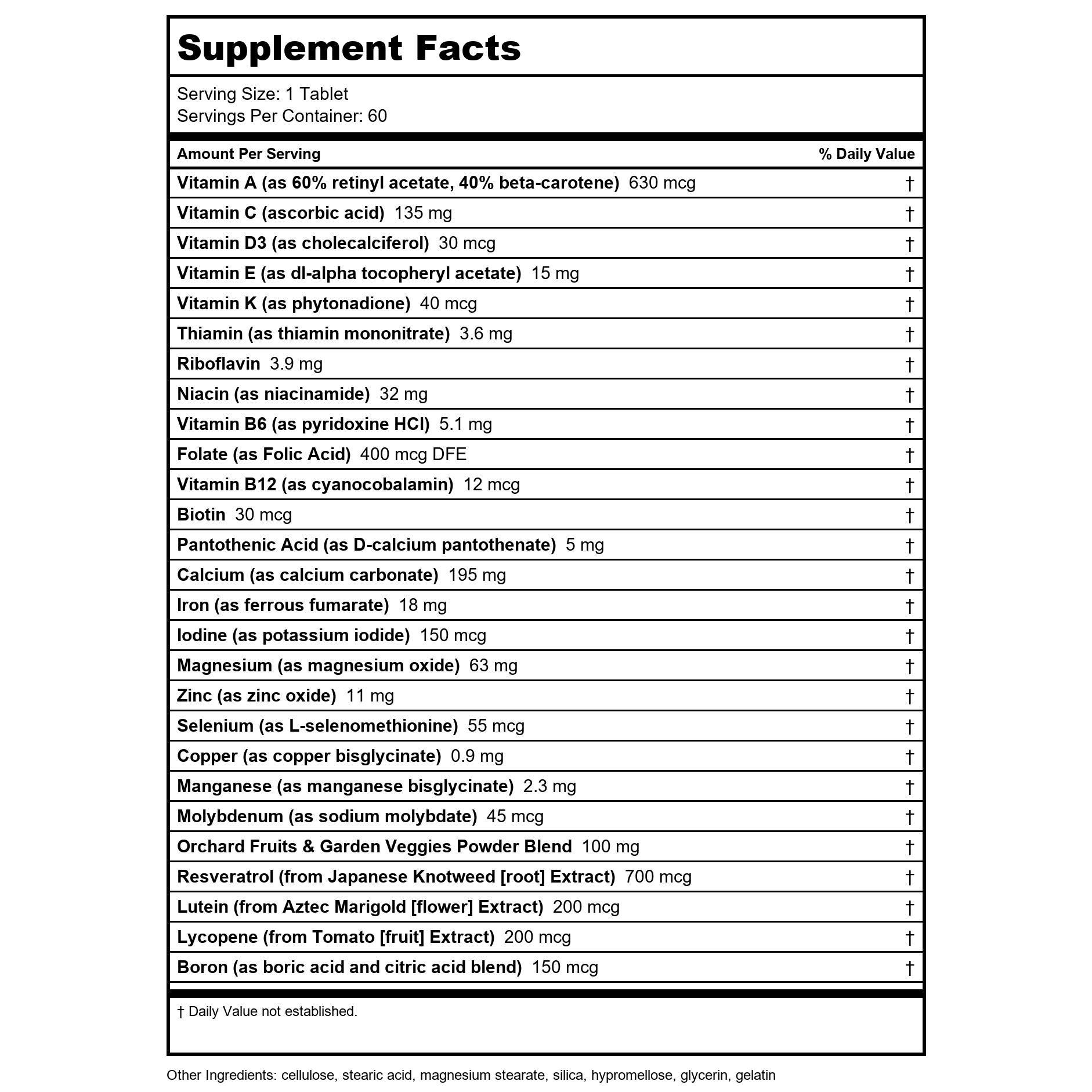 Nature's Way Alive! Énergie quotidienne Multivitamine 22 Vitamines et Minéraux 60 Comprimés