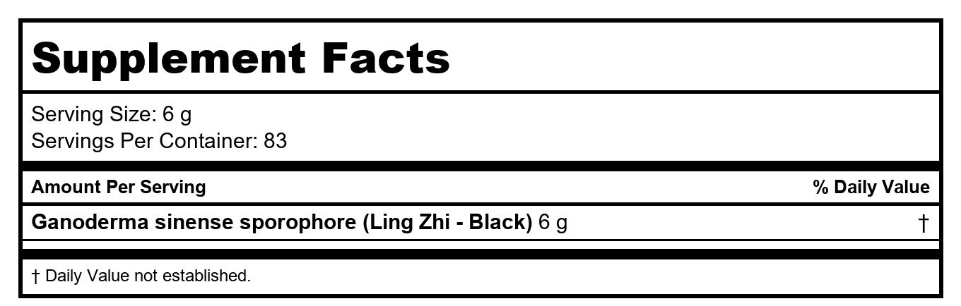 Plum Flower Ling Zhi (Hong), extrait en poudre