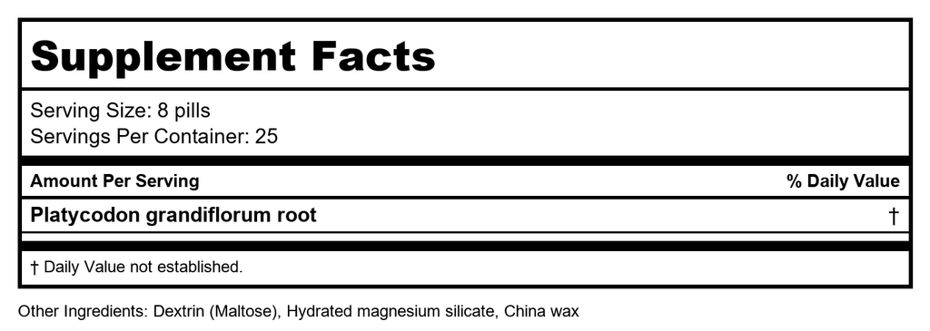 Jie Geng Wan, Platycodon Teapills, 200 unités, Plum Flower