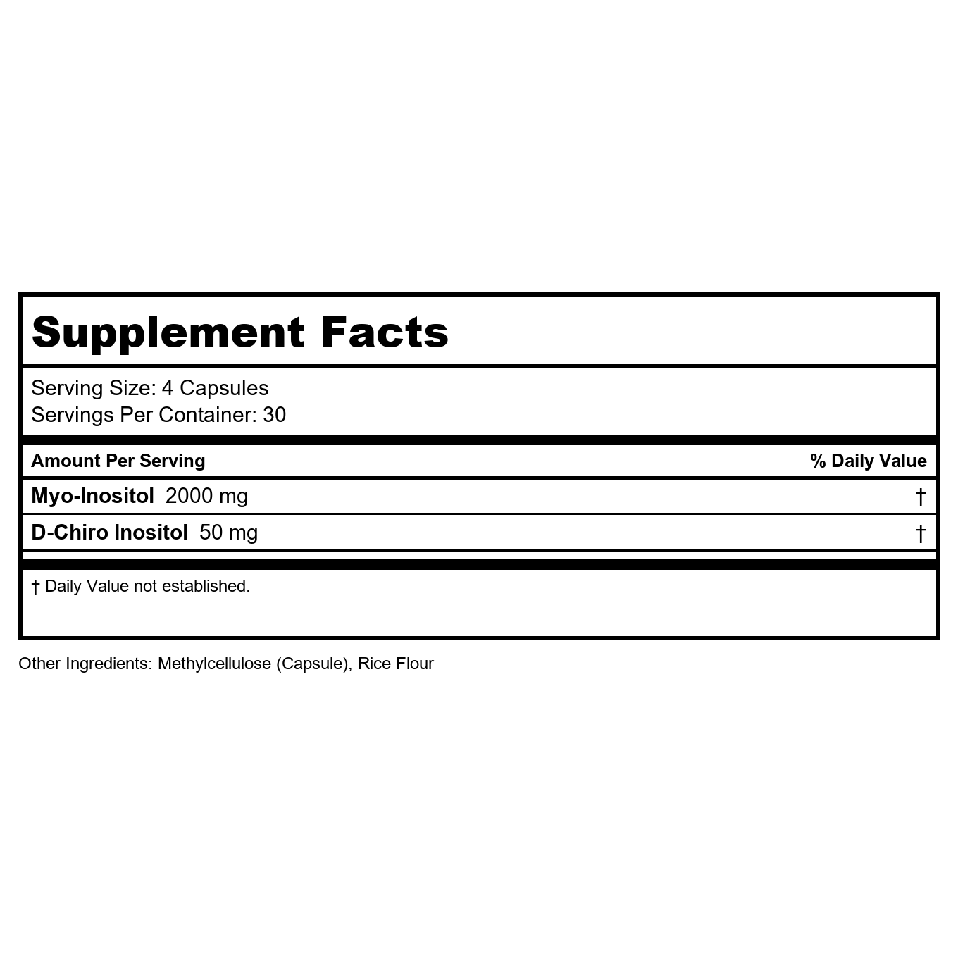 Biotics Myo + D-Chiro Inositol 8 onces