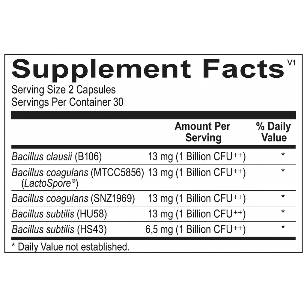 Ortho Molecular Products Ortho Spore Complete, 60 capsules