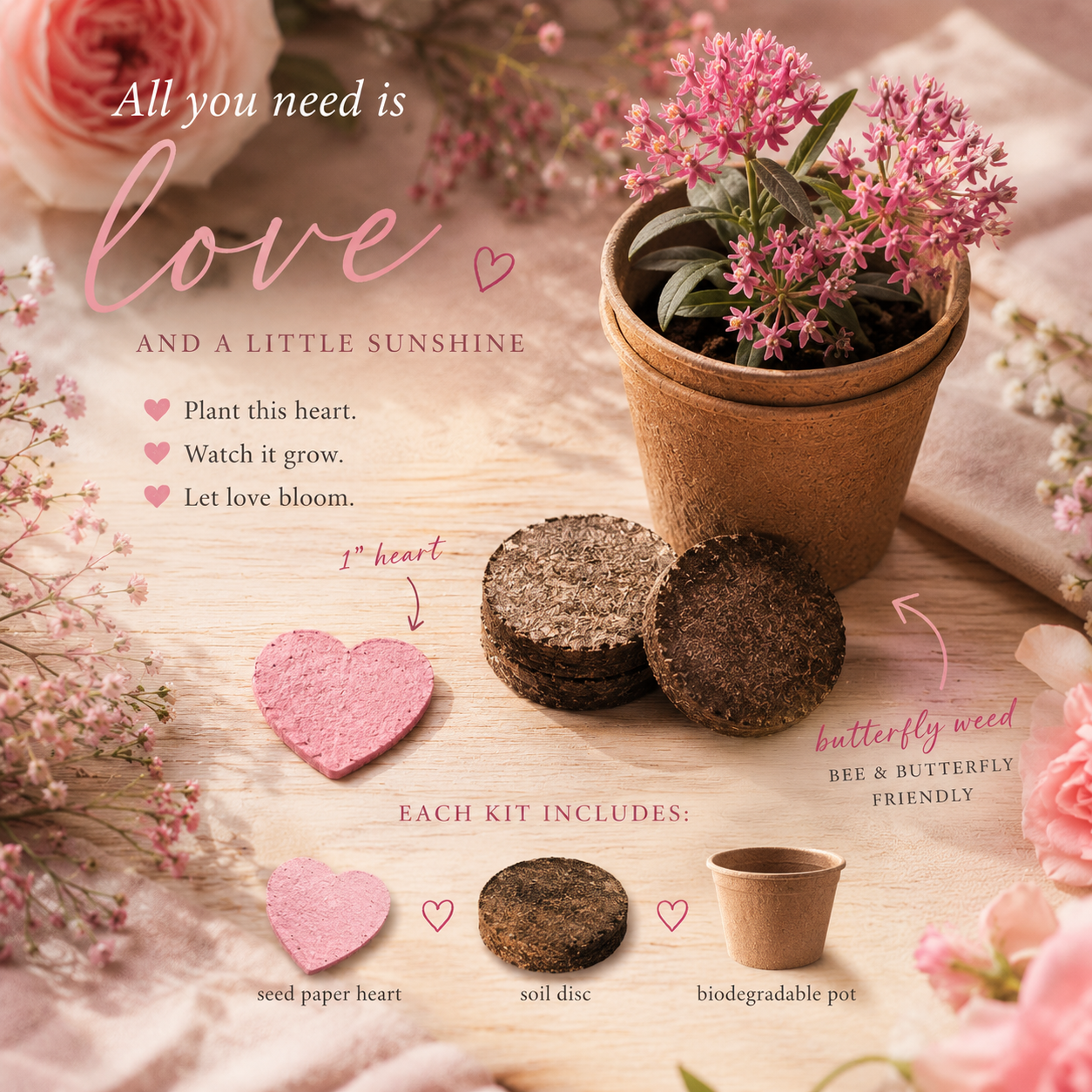 Kit de plantation "Plant Love"
