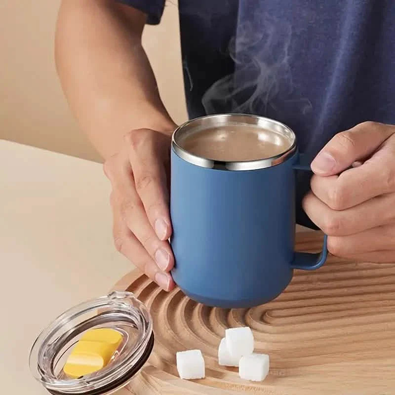 Mug à café isotherme en acier inoxydable