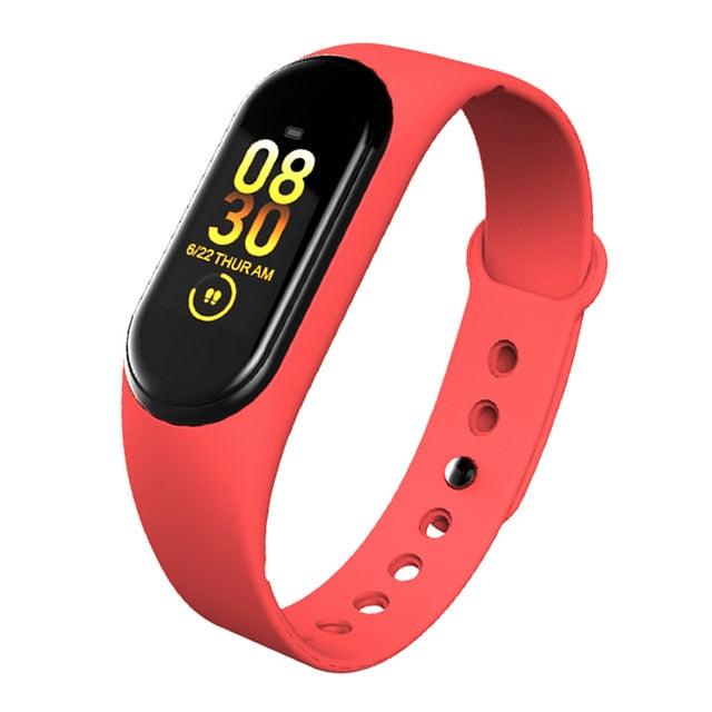Montre connectée intelligente Fréquence cardiaque Pression Podomètre Montres de sport Bracelet Montre de sport électrique pour téléphones Montre intelligente de santé Moniteur de fréquence cardiaque Moniteur de sommeil Écran tactile étanche