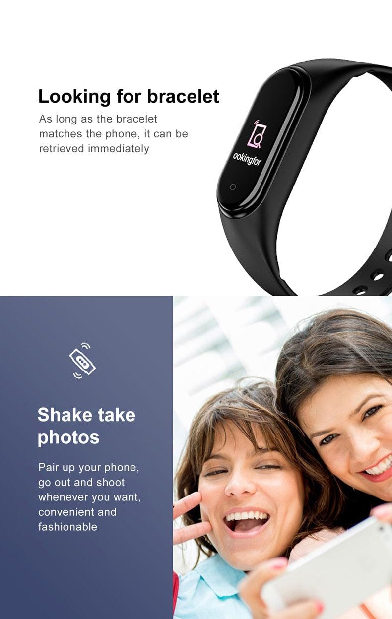 Montre connectée intelligente Fréquence cardiaque Pression Podomètre Montres de sport Bracelet Montre de sport électrique pour téléphones Montre intelligente de santé Moniteur de fréquence cardiaque Moniteur de sommeil Écran tactile étanche