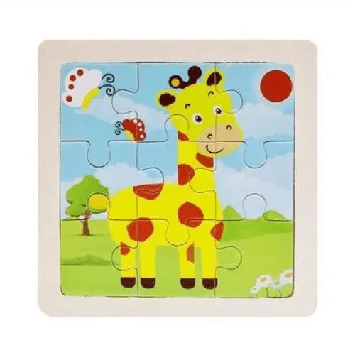 Jouet d'intelligence pour enfants, puzzle 3D en bois, Tangram, animaux de dessin animé pour bébé, puzzles éducatifs pour l'apprentissage des transports.