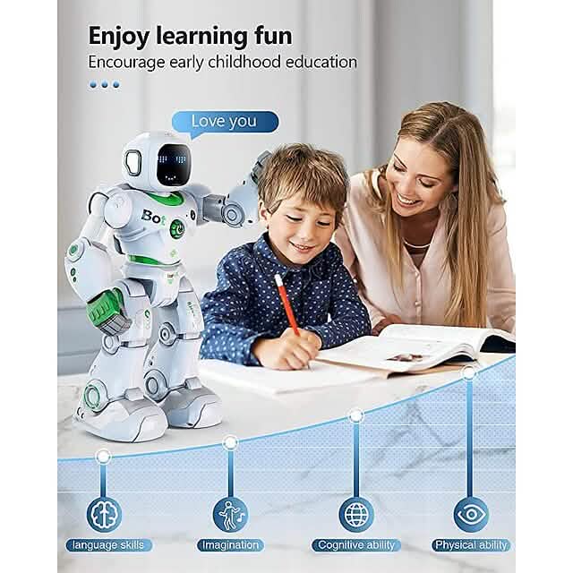 Robot télécommandé à capteur de gravité avec programmation intelligente