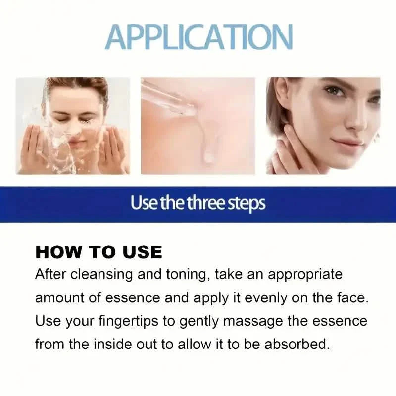 Sérum Intensif Anti-âge à l'Effet Botox - Sérum au Collagène pour la Peau avec Vitamine C, Acide Hyaluronique et Niacinamide