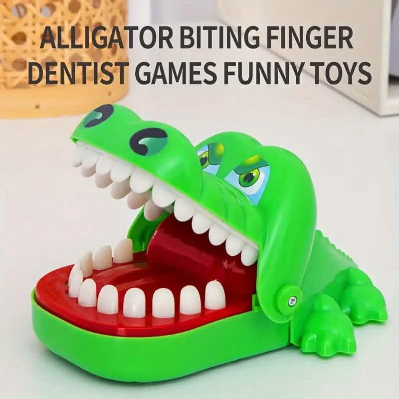 Jouet interactif crocodile qui mord le doigt