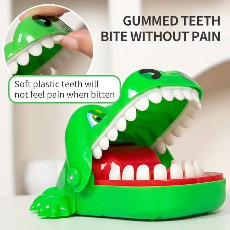 Jouet interactif crocodile qui mord le doigt
