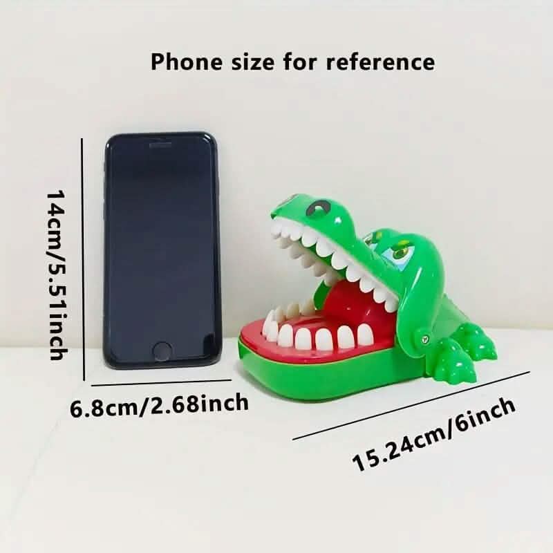 Jouet interactif crocodile qui mord le doigt