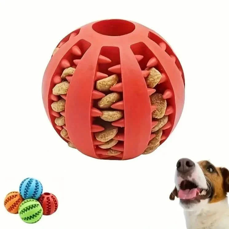 Jouet à mâcher interactif en élastomère pour chiot