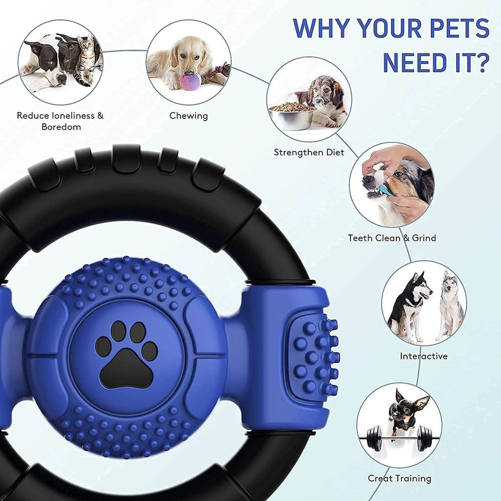Jouet à mâcher couineur interactif pour chien