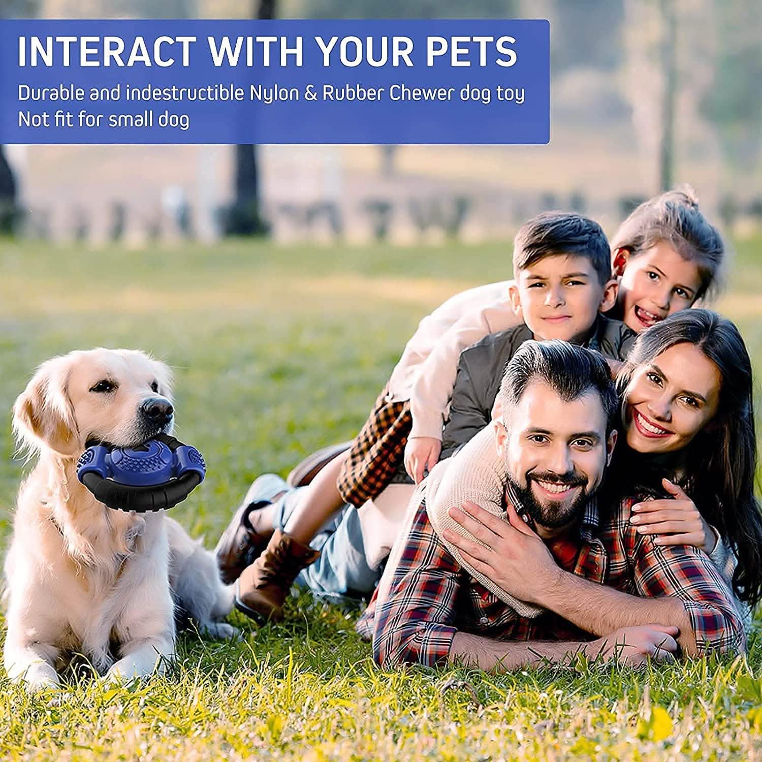 Jouet à mâcher couineur interactif pour chien